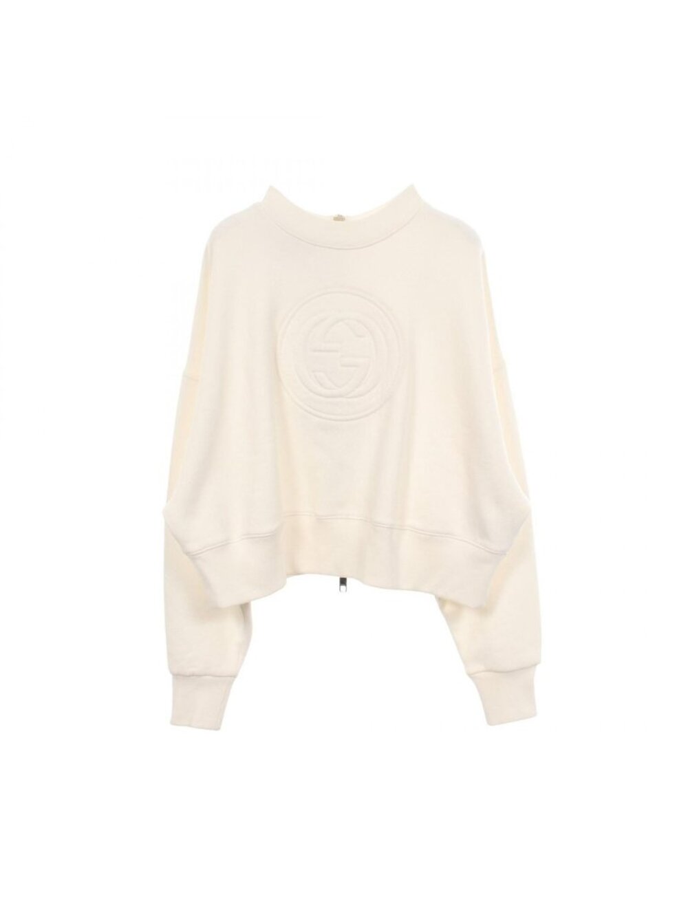 Gucci Sweatshirt Interlocking G Zip Cotton